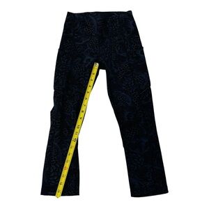 Lululemon Athletica Black Patterned Leggings